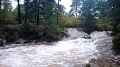 Crecida del río Duero a su paso por Duruelo/ Agustín Sandoval.