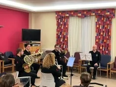 Concierto en la Residencia Fuente del Rey. /Ayto Soria