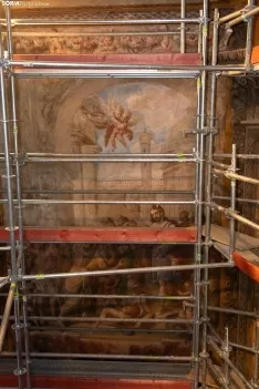 Rehabilitacion de la Ermita de San Saturio (Soria 2023). Fotos: María Ferrer