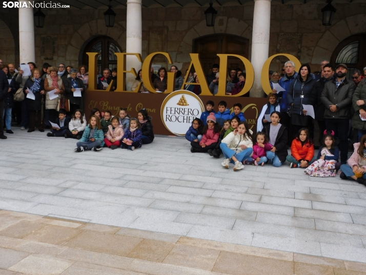 Fotos: El Burgo de Osma prepara masivamente su anuncio para el concurso de Ferrero Rocher