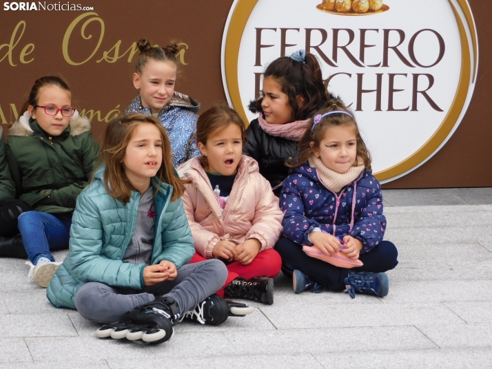 Fotos: El Burgo de Osma prepara masivamente su anuncio para el concurso de Ferrero Rocher