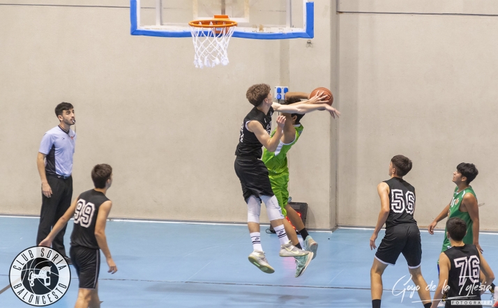 El CSB Cañada Real gana y redondea un excelente fin de semana para el Club Soria Baloncesto