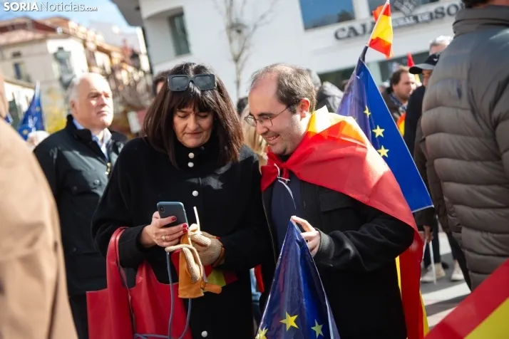 Manifestación Soria contra la amnistía