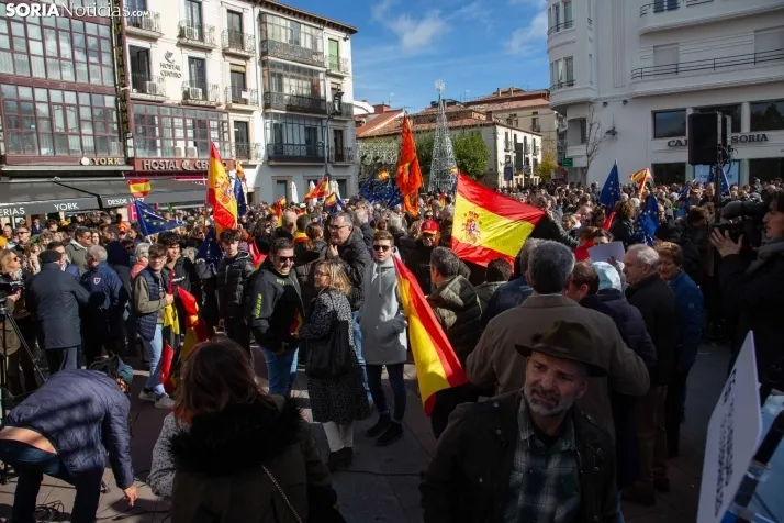 Manifestación Soria contra la amnistía