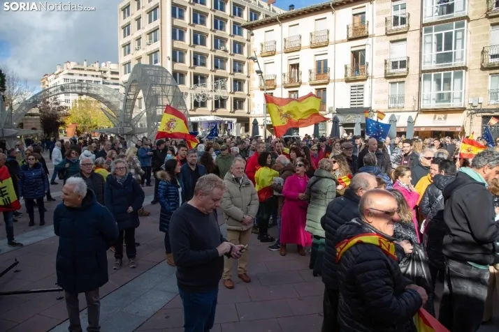 Manifestación Soria contra la amnistía
