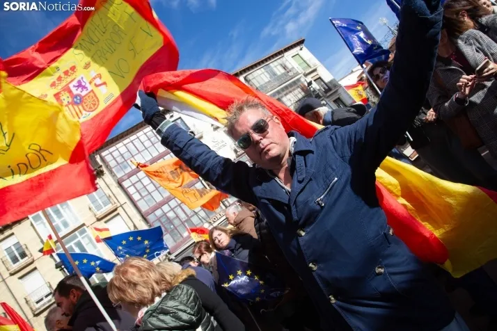 Manifestación Soria contra la amnistía