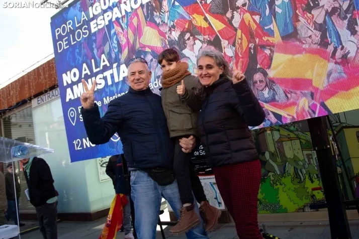 Manifestación Soria contra la amnistía