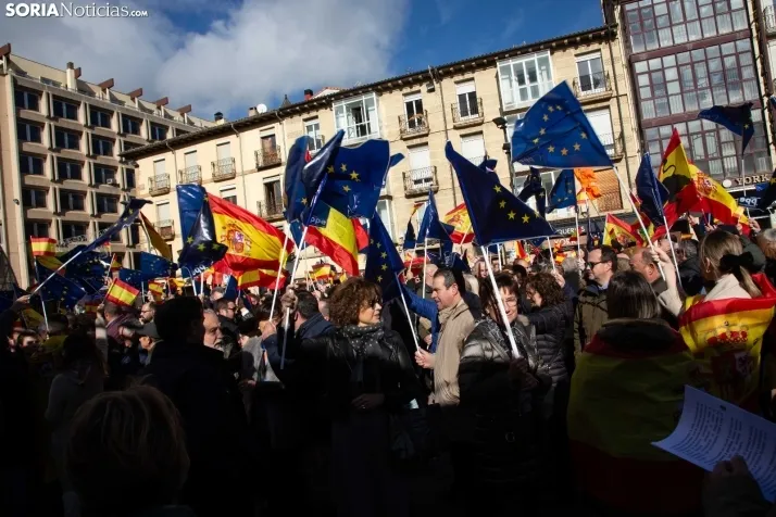 Manifestación Soria contra la amnistía