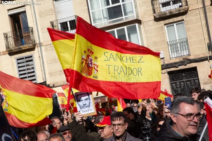 Manifestación Soria contra la amnistía