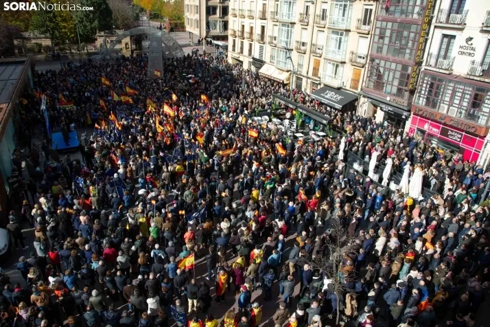 Manifestación Soria contra la amnistía