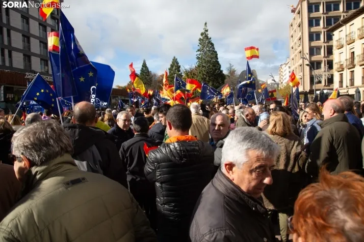 Manifestación Soria contra la amnistía