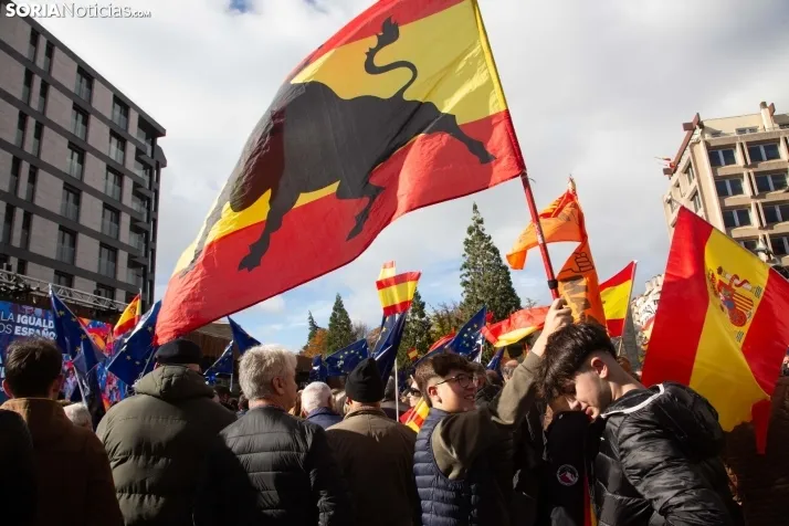 Manifestación Soria contra la amnistía
