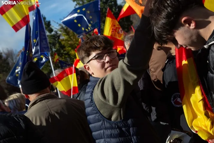 Manifestación Soria contra la amnistía