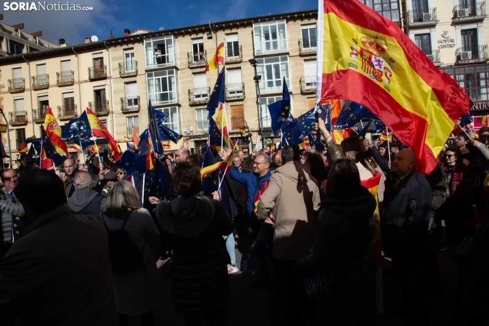 Manifestación Soria contra la amnistía