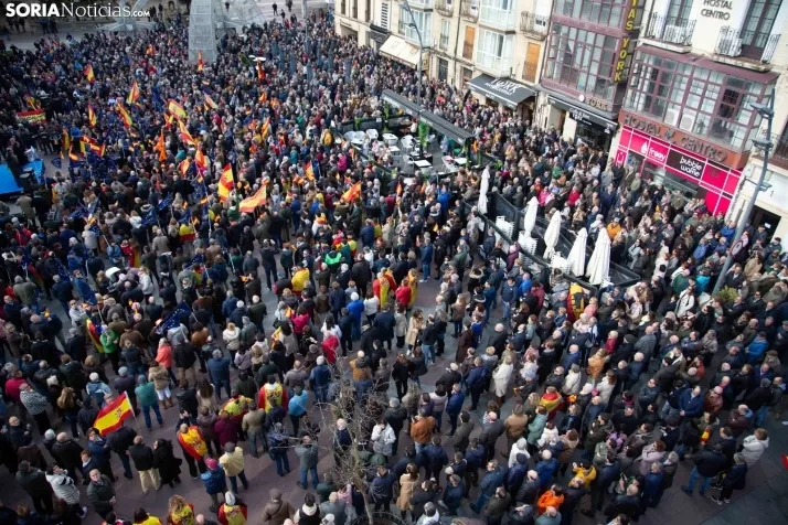 Manifestación Soria contra la amnistía