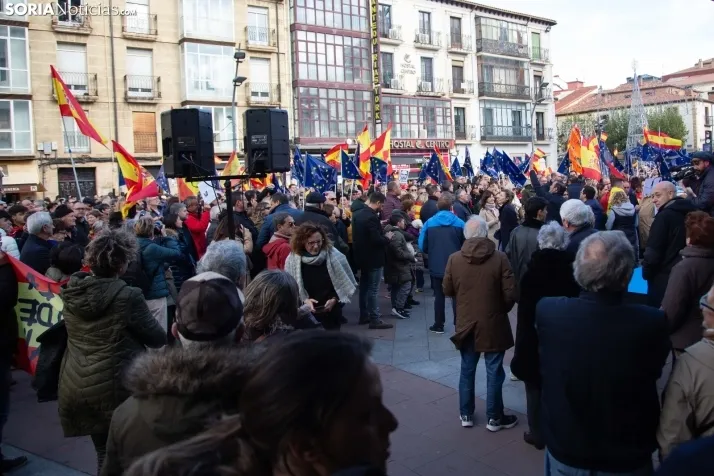 Manifestación Soria contra la amnistía