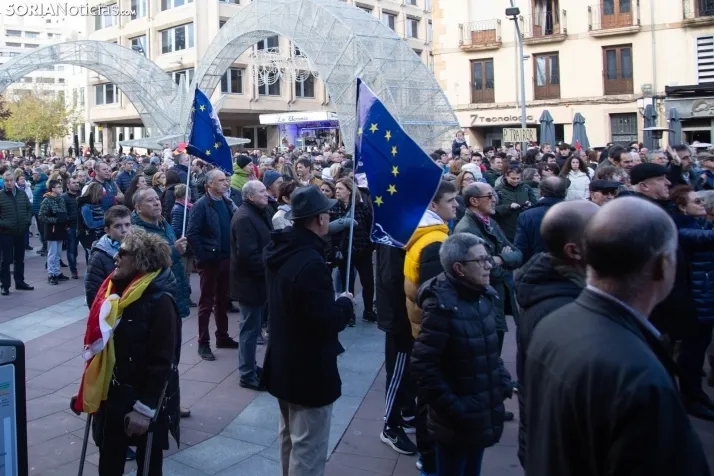 Manifestación Soria contra la amnistía