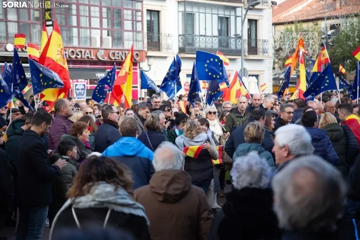 Manifestación Soria contra la amnistía