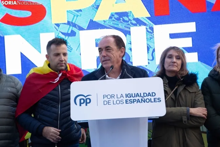 Manifestación Soria contra la amnistía