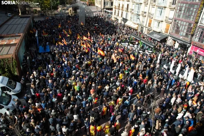 Manifestación Soria contra la amnistía