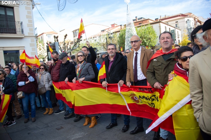 Manifestación Soria contra la amnistía