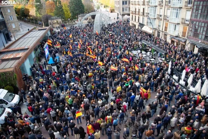 Manifestación Soria contra la amnistía