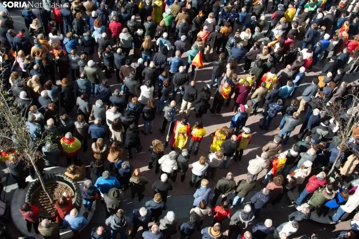 Manifestación Soria contra la amnistía