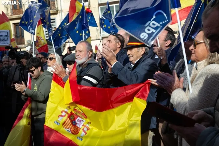 Manifestación Soria contra la amnistía