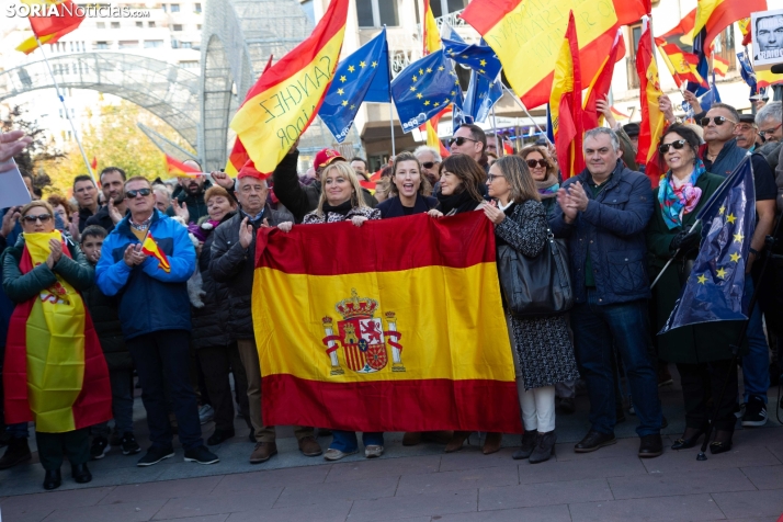 Manifestación Soria contra la amnistía