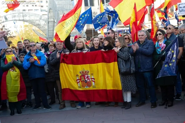 Manifestación Soria contra la amnistía