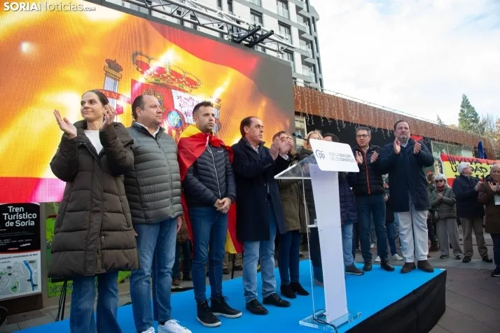 Manifestación Soria contra la amnistía
