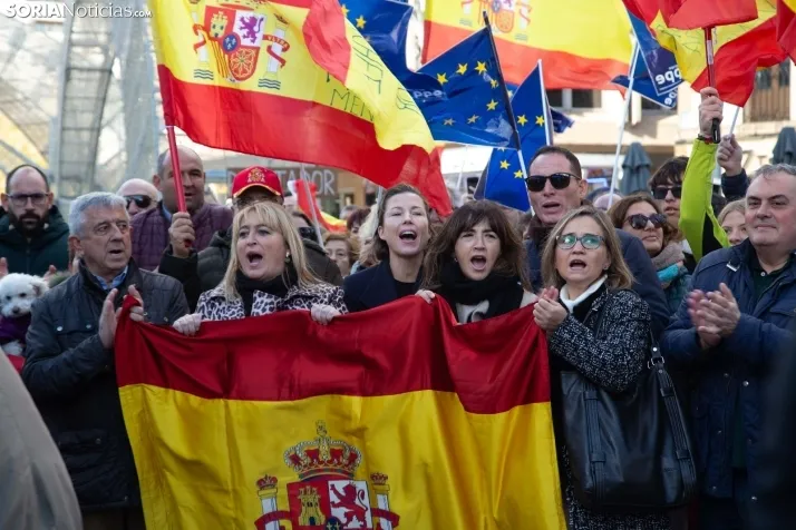 Manifestación Soria contra la amnistía