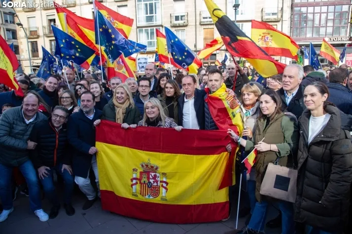 Manifestación Soria contra la amnistía