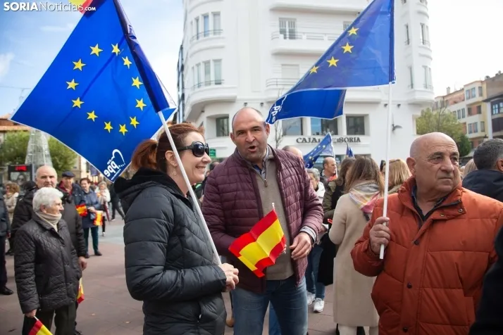 Manifestación Soria contra la amnistía
