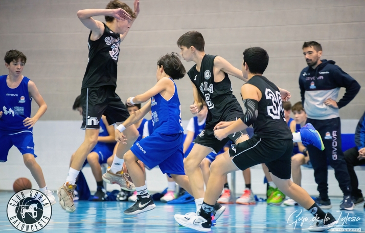 El CSB Infantil A logra ante el Real Valladolid su octava victoria consecutiva y es más líder