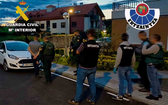 Una operación de Guardia Civil y Ertzainza desarticula una banda que practicaba robos en Soria