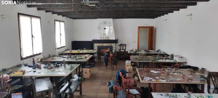 40 jugares se dan cita en Valdeavellano de Tera para realizar una competici&oacute;n amistosa de Warhammer