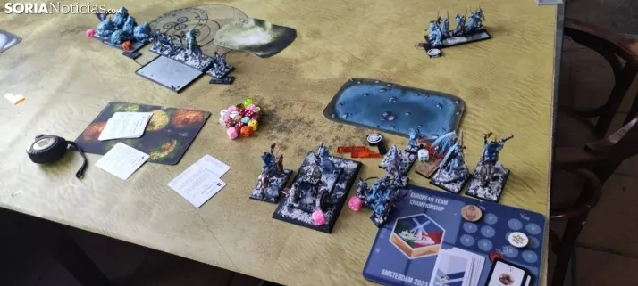 40 jugares se dan cita en Valdeavellano de Tera para realizar una competici&oacute;n amistosa de Warhammer
