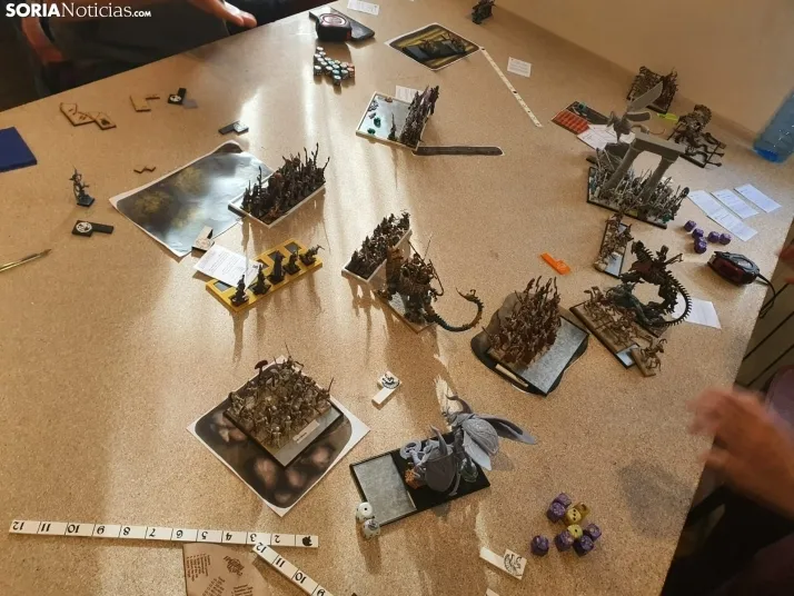 40 jugares se dan cita en Valdeavellano de Tera para realizar una competici&oacute;n amistosa de Warhammer