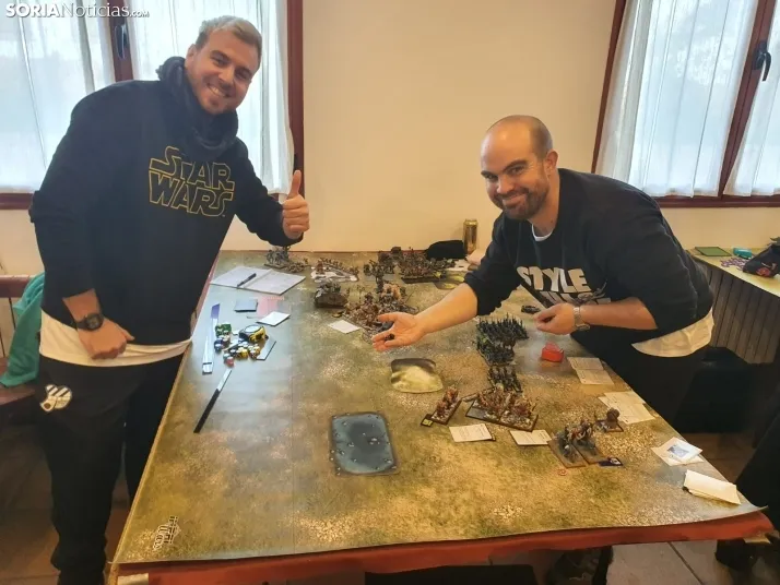 40 jugares se dan cita en Valdeavellano de Tera para realizar una competici&oacute;n amistosa de Warhammer
