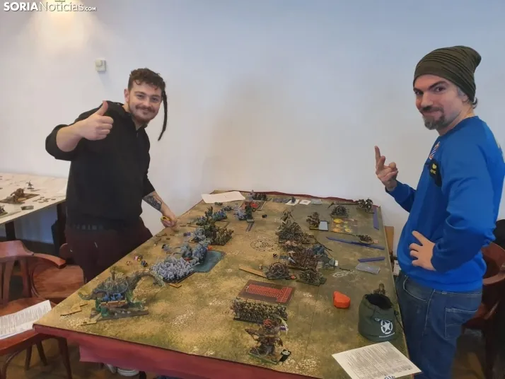 40 jugares se dan cita en Valdeavellano de Tera para realizar una competici&oacute;n amistosa de Warhammer