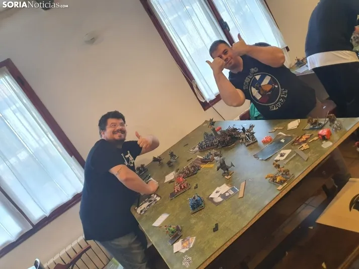 40 jugares se dan cita en Valdeavellano de Tera para realizar una competici&oacute;n amistosa de Warhammer