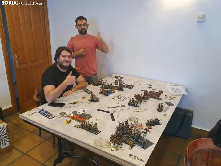 40 jugares se dan cita en Valdeavellano de Tera para realizar una competici&oacute;n amistosa de Warhammer