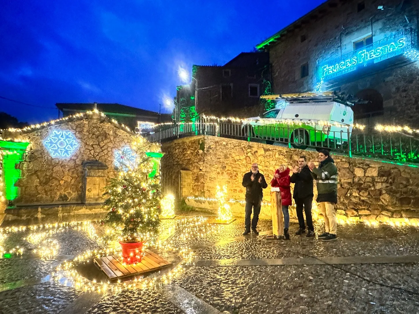 Foto 7 - Montenegro de Cameros protagoniza en un video la felicitaci&oacute;n navide&ntilde;a de Iberdrola