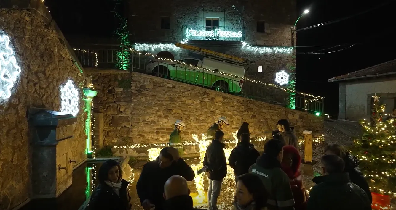 Foto 2 - Montenegro de Cameros protagoniza en un video la felicitaci&oacute;n navide&ntilde;a de Iberdrola