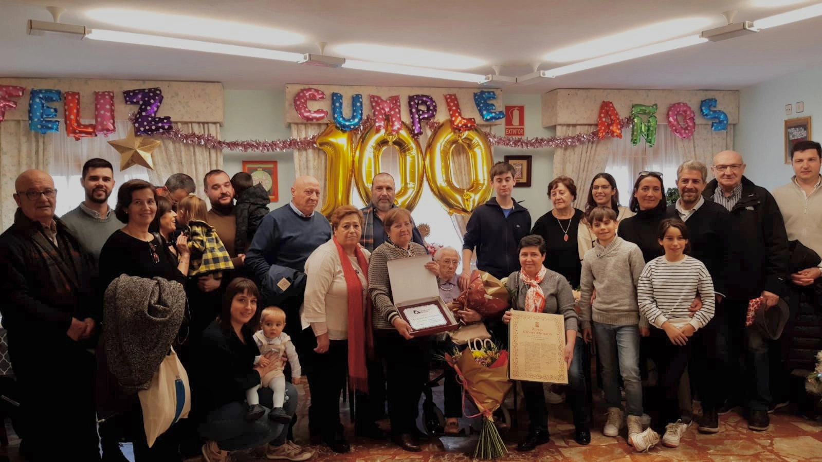 Aurora Cervero, cien años de amor por su familia y por Soria