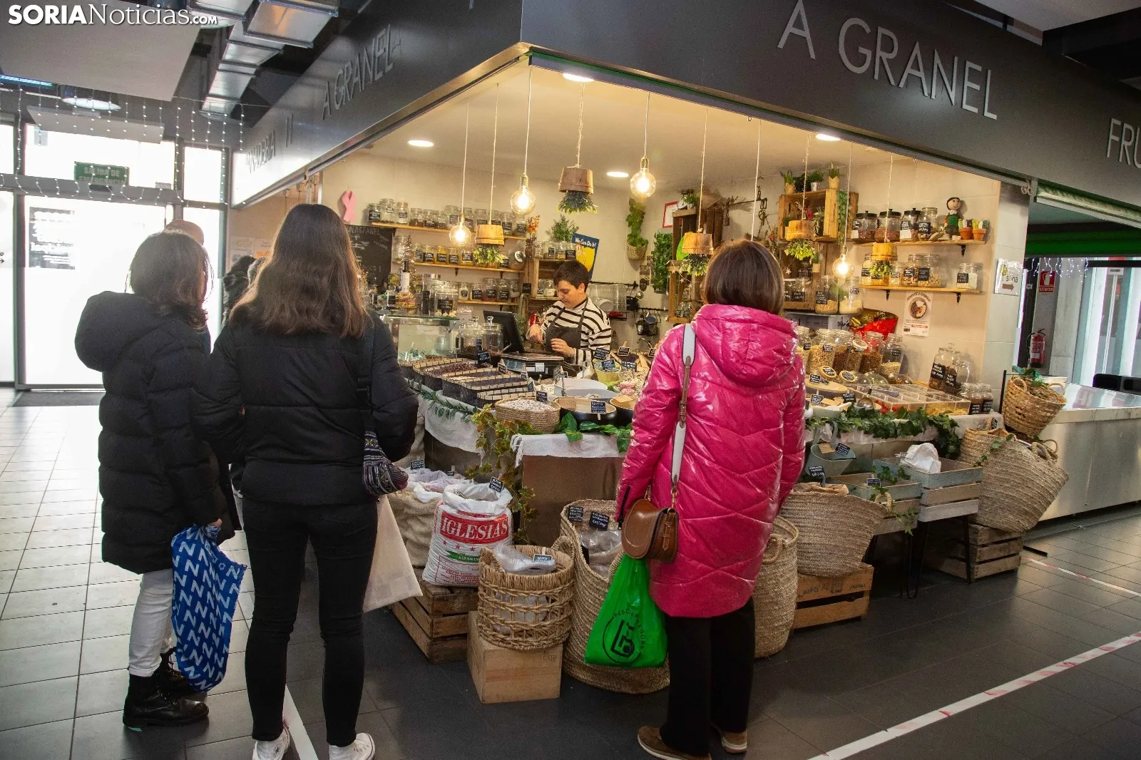 Mañana frenética en el Mercado