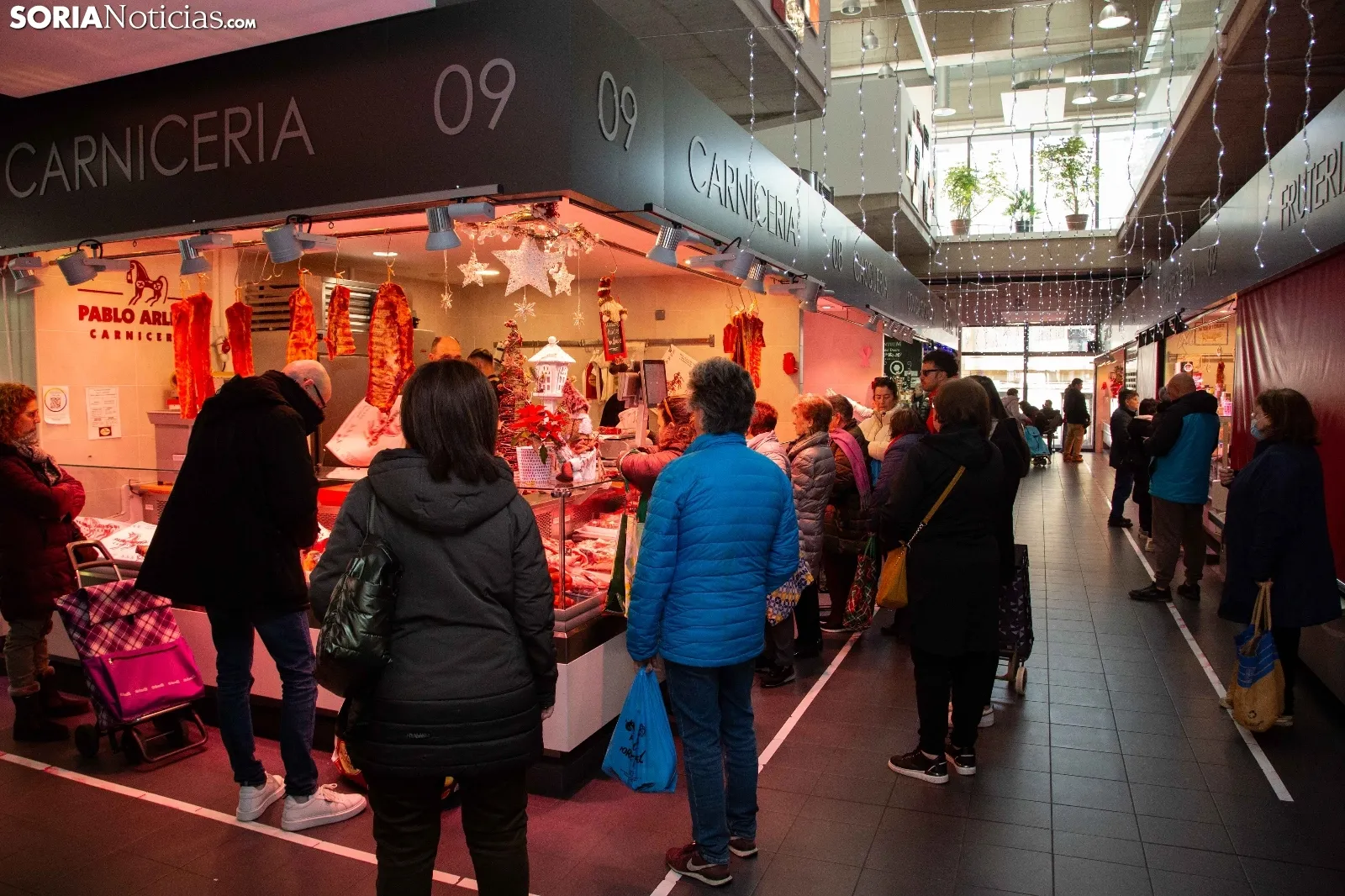 Mañana frenética en el Mercado
