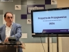 Benito Serrano en la presentación de los presupuestos 2024 de la Diputación de Soria. 