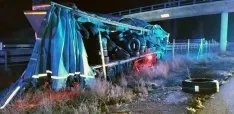 Foto 8 - Dos heridos por un accidente m&uacute;ltiple en la A-15